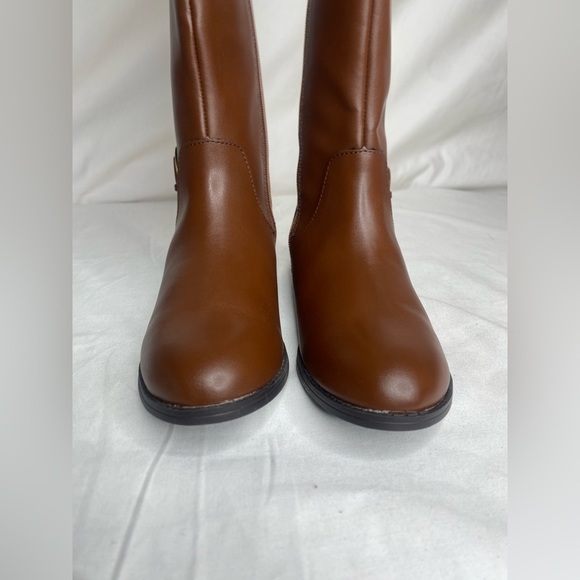 Karen Scott Deliee2 Cognac Wide Calf Boots 7M New - Picture 7 of 9